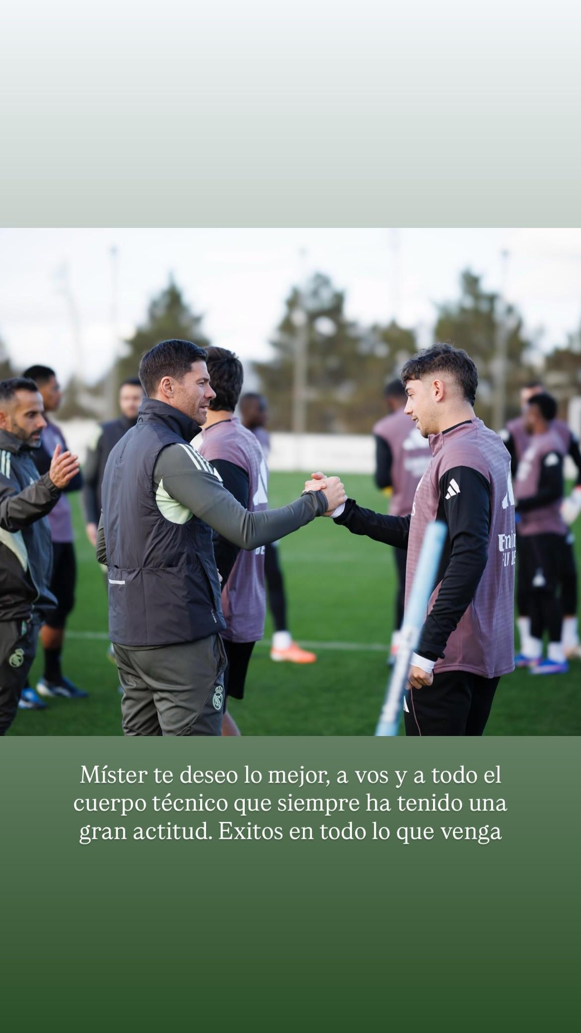 巴尔韦德告别阿隆索：祝你一切顺利，愿你未来取得成功