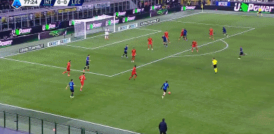 第78分钟，打破僵局，劳塔罗打门被扑，皮奥补射破门，国米1-0领先