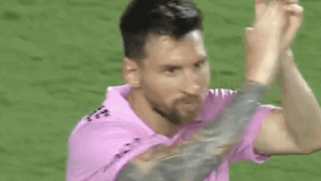 蹭个热度！热火晒阿德巴约83分 美职联官推评论梅西鼓掌动图